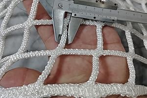 LGLFDJ Bunk Bed Safety Net for Top Bunk, White Anti-Fall Netting, Knotless Fence Net for Balcony Banister Guard, Kids Playground Railing Protective(Size:0.5Mx2M(1.64FTx6.56FT),Color:White)