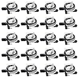 abcGOODefg 2 Pin Earpiece Covert Air Acoustic Tube Retevis PTT MIC in-Ear Headset for Retevis Kenwood PUXING Baofeng UV5R UV82 UV5R 888S 777S H777 Radio (20 Pack)