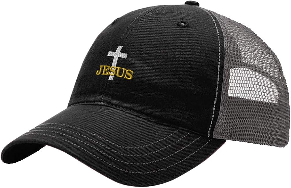 Buy Custom Trucker Hat Richardson Christian Cross, Jesus Embroidery
