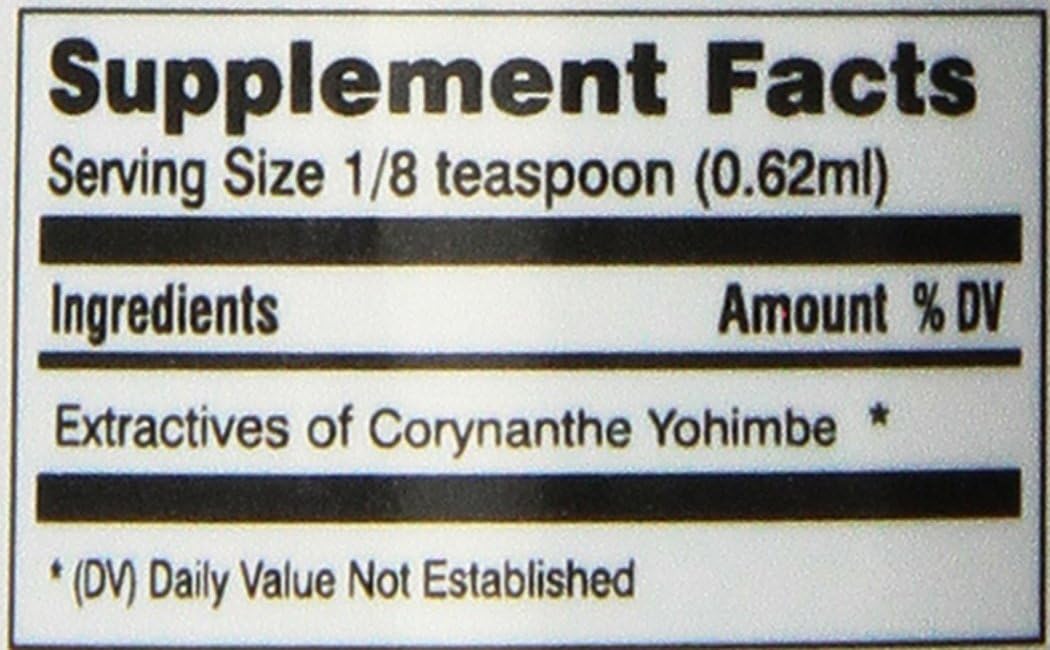 Amazing Herbs Yohimbe Express Liquid Extract, 1 Fluid Ounce: Health & Personal Care