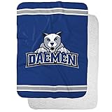 Daemen College Wildcats Primary Logo Stripes Sherpa