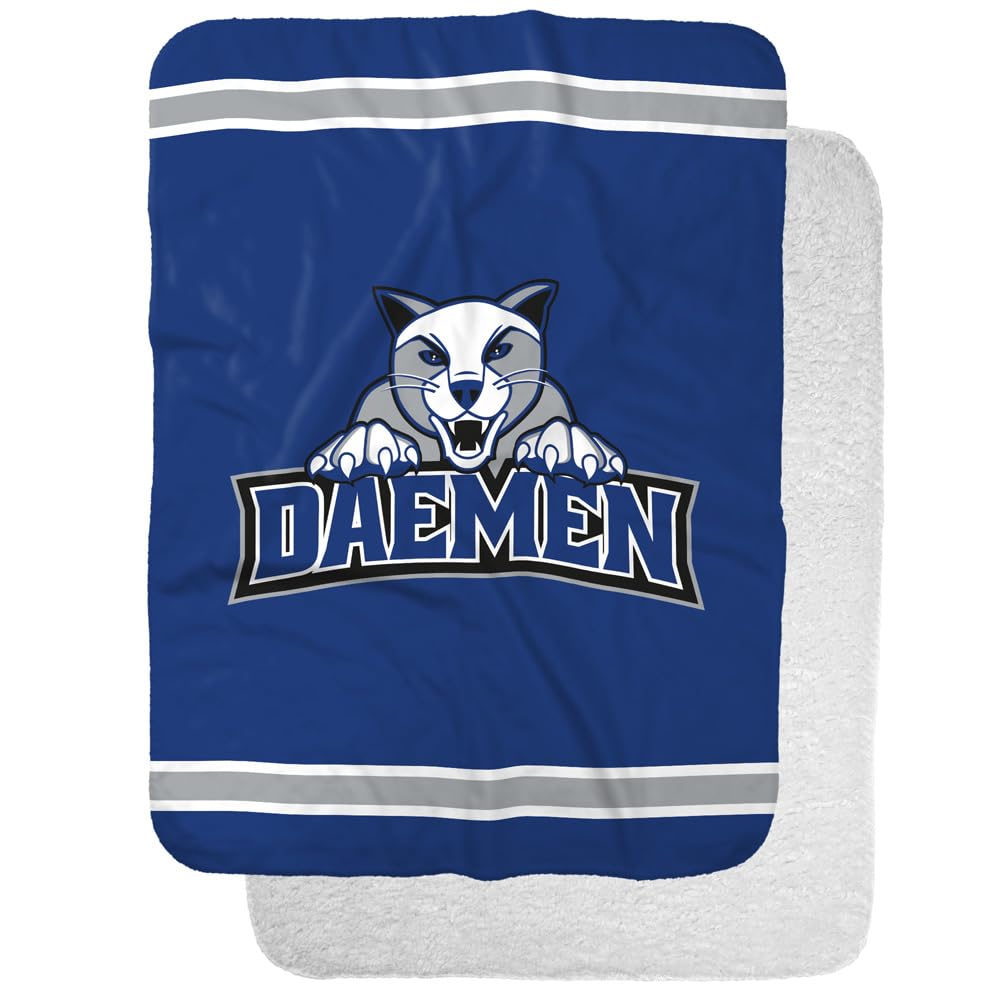 Daemen College Wildcats Primary Logo Stripes Sherpa