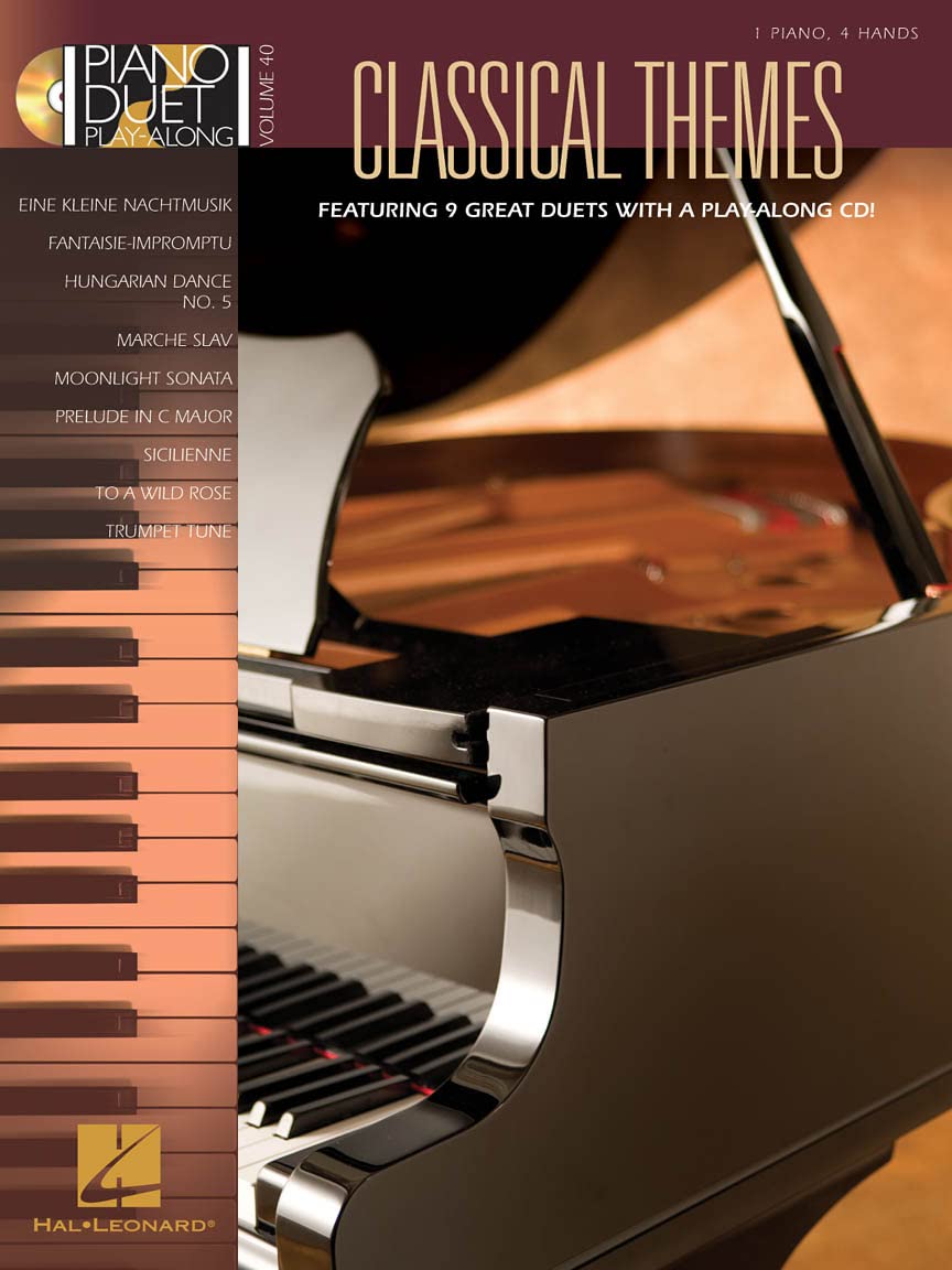 Piano Duet Play Along Volume 40 Classical Themes Pf Bk/Cd (Piano Duet Play-Along (Hal Leonard))