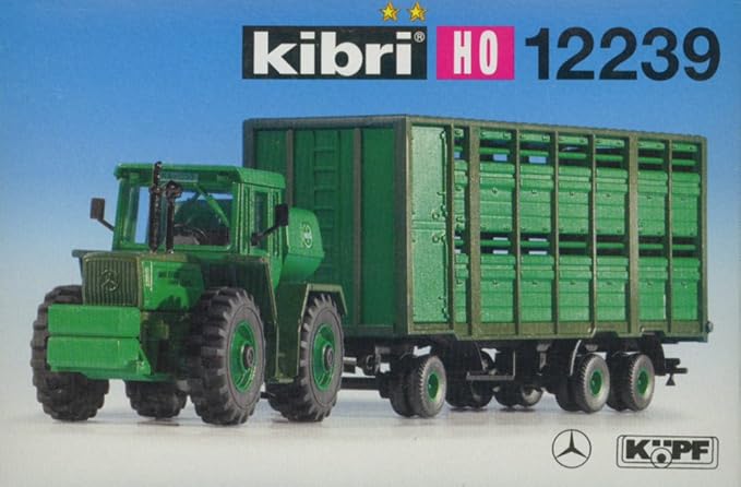kibri 12239 - Traktor MB Trac mit Hänger: Amazon.de: Spielzeug