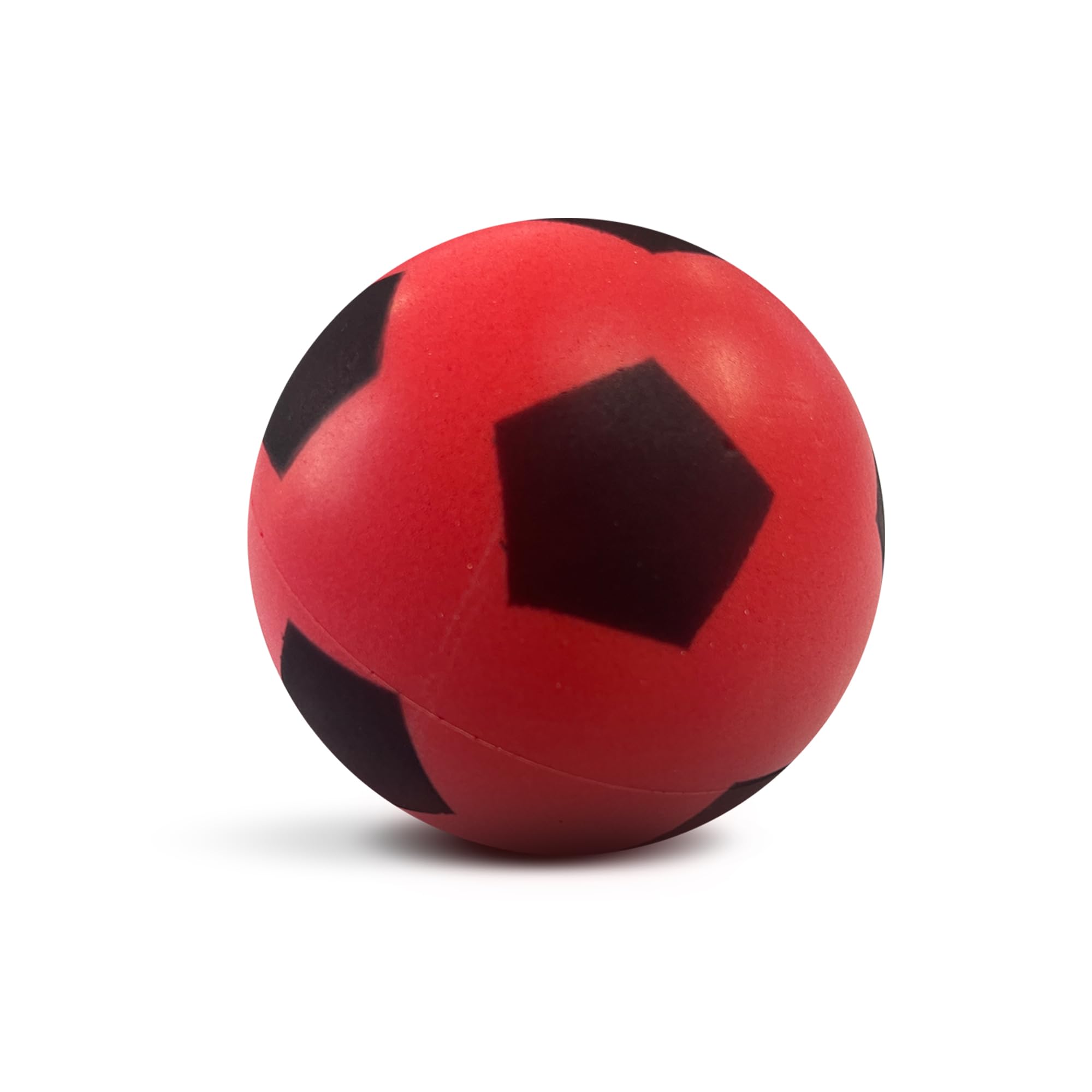 MantraRaj Fun Sport Size 3 Blue Football | Indoor Outdoor Soft Sponge Foam Soccer Ball | Play Many Games For Hours Of Fun | Suitable For Adults, Boys And Girls Of All Ages (Red)