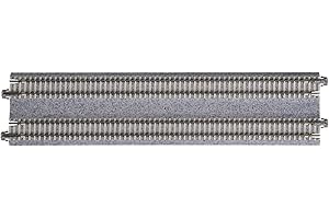 N 9-3/4" Double Track Straight, Concrete Ties (2)