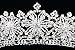 Handmade Snowflake Rhinestone Crystal Bridal Tiara Crown T914