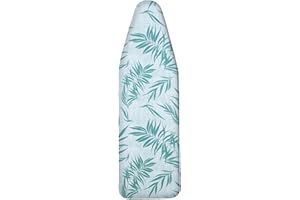 MZXcuin 15" x 54" Padded Ironing Board Cover Scorch Resistant, Cotton Iron Cover with Padding Heat Reflective Heavy Duty Pad 