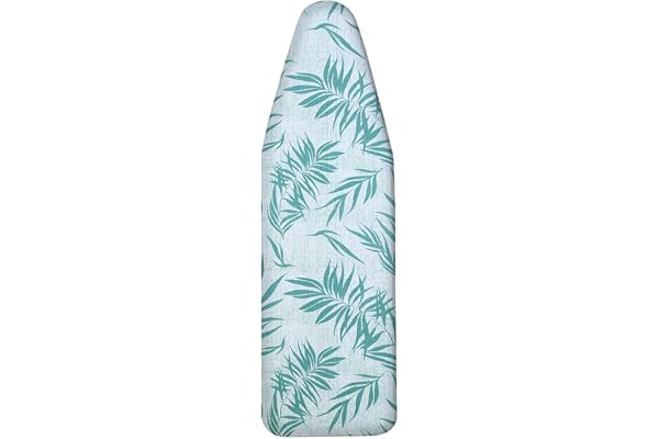 MZXcuin 15" x 54" Padded Ironing Board Cover Scorch Resistant, Cotton Iron Cover with Padding Heat Reflective Heavy Duty Pad