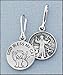 GOD BLESS MY CAT - Saint Francis Charm, Tag - with Prayer Card from Fantasy Farm
