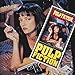 Pulp Fiction Movie Poster Uma Thurman T Shirt & Exclusive Stickers (X-Large) Black