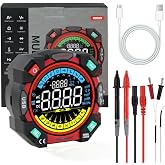 FROGBRO 6000 Counts VA Display Auto-Ranging Digital Multimeter Tester | Auto-ranging multimeter, supports AC/DC voltage, current, resistance and capacitance accurate measurement