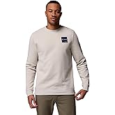 Columbia Mens Trek Crew, Dark Stone/Boxy Brand, Large Tall