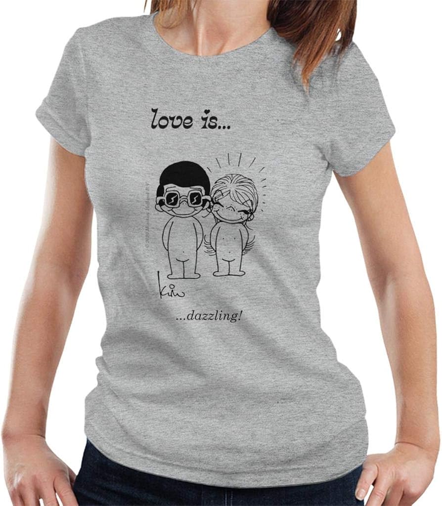 Love Is Dazzling Women s T Shirt Amazon co uk Clothing