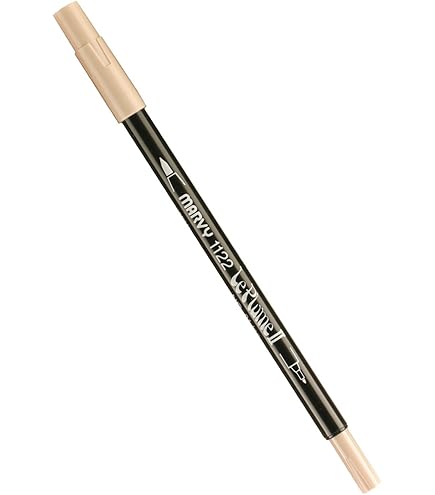 Uchida Marvy Broad Point Fabric Marker - Khaki Color, Acid-Free & Non-Toxic, Great For Fabric Art, Details, And Large Areas