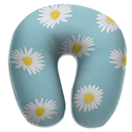 Amazon Com Hcmemory Blue White Flowers U Shape Funny Travel U