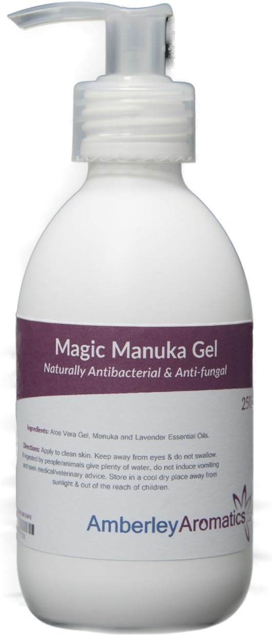 Amberley Aromatics Magic Manuka Gel - 250g - Antibacterial Gel for Acne & Skin Infections