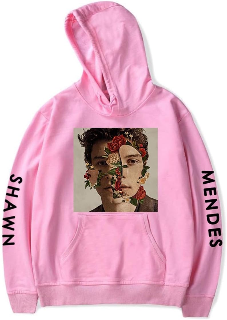 Cocophie Singer Shawn Hoodie Fashion Mende Sweatshirt Clothes for Music Fans Women Men and Teen