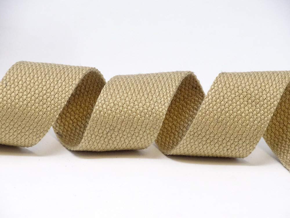 Berties Bows Cotton Blend Heavy Weight Webbing x 5 mtr, Natural, 5m