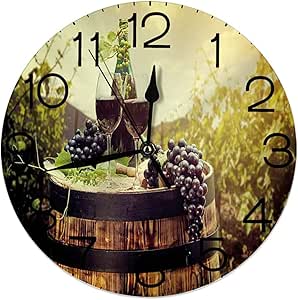 ALLdelete# Wall Clock Reloj de Pared Redondo Decoración para el hogar