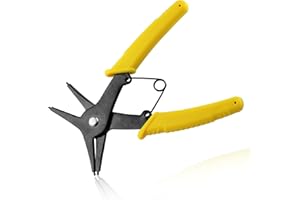 LEONTOOL 2 in 1 Snap Ring Pliers Internal External Circlip Pliers Straight Lock Ring Pliers for Ring Remover Retaining, Dual-