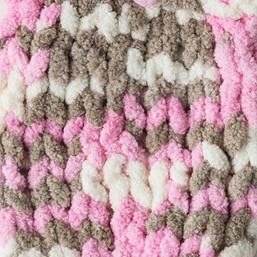 Bernat Baby Blanket Yarn Super Bulky Gauge 6 10.5 oz Little Roses