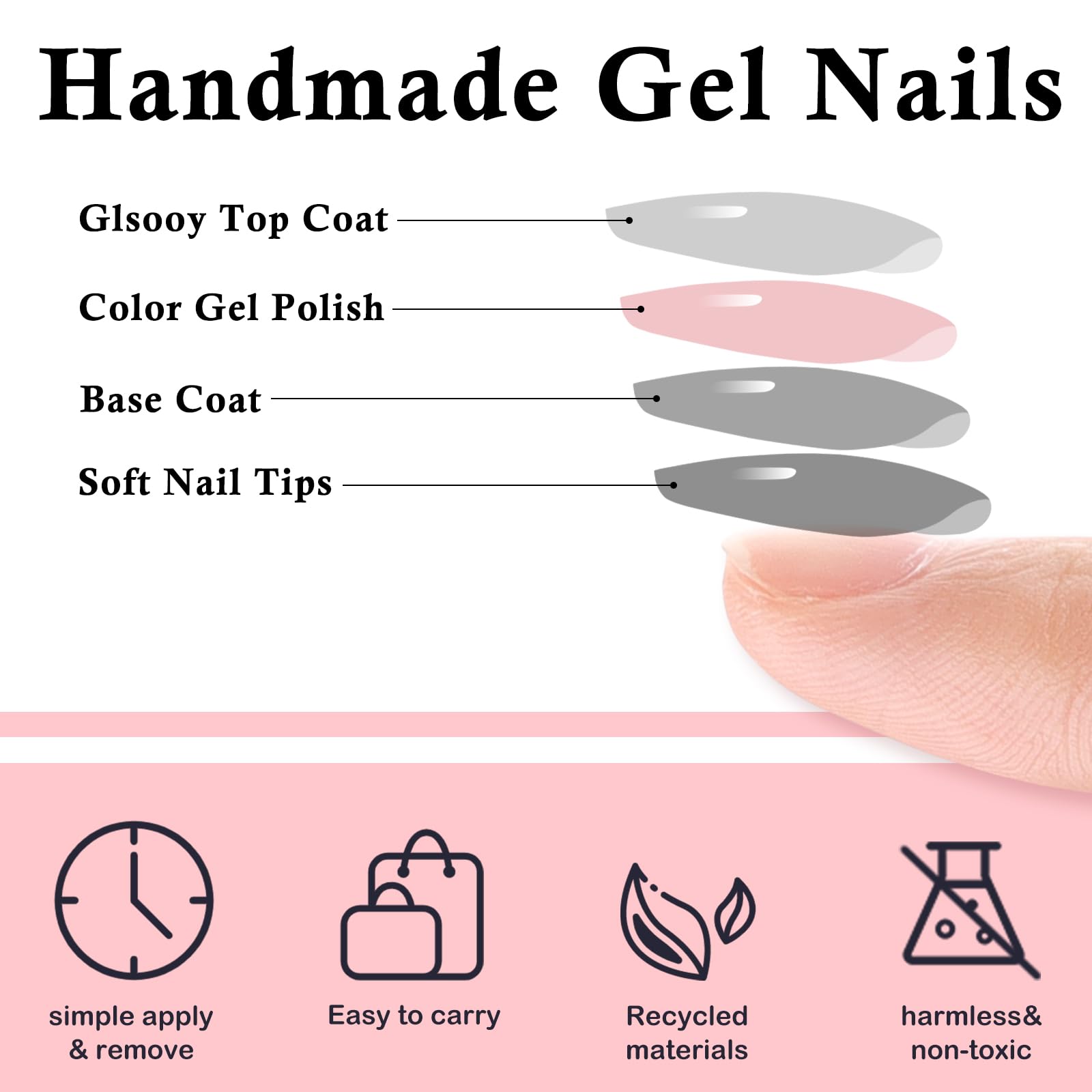 Bellelfin 120Pcs White Press on Nails Medium Square Glue on Nails, Glossy Solid Color Fake Nails Full Cover Acrylic Nails Press on for Women Girls Artificial Fingernails - Image 4