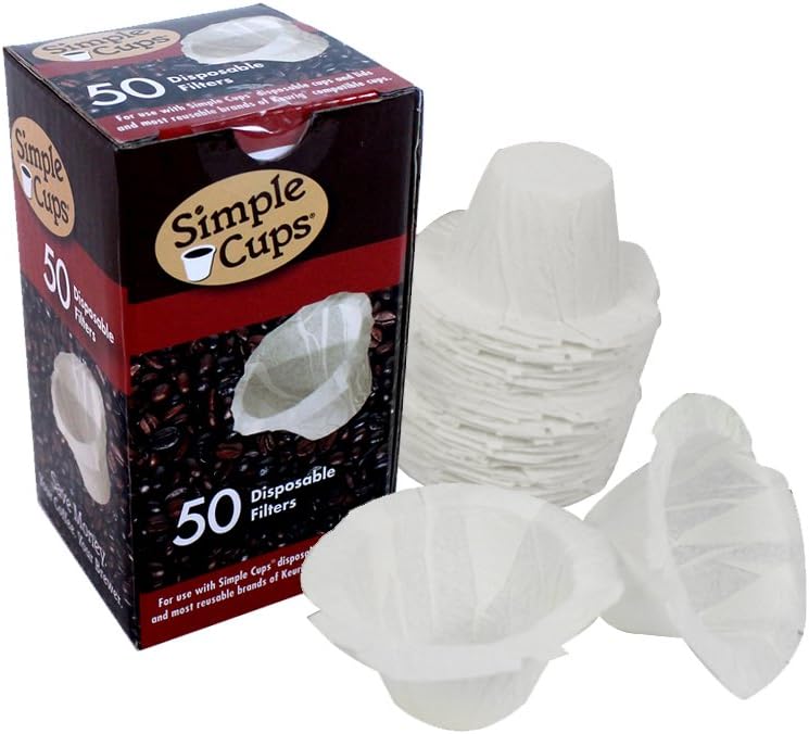 Disposable Filters for Use in Keurig® Brewers Simple Cups 50