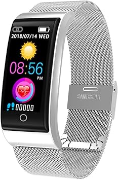 CYGGJ Smart Watch F4, Smartwatch Resistente al Agua para Mujeres ...