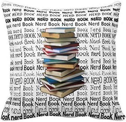 Decorative Cushion Cover Book Nerd Decorative Pillow Cover 20X20