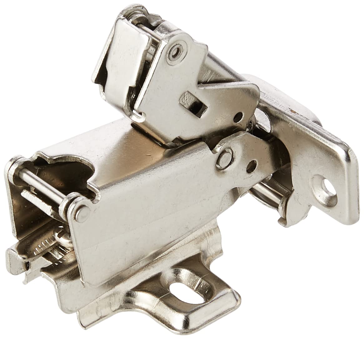 Merriway BH01765 Slide-On Kitchen Cabinet Wardrobe Hinge, Zinc Plated, Full Overlay 35mm 190 Degree