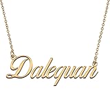HUAN XUN Customized Custom Simple Any Name Necklace