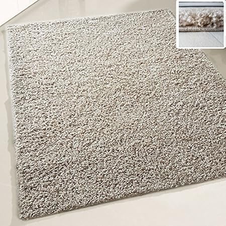 Flauschiger Teppich Langflor Hochflor Shaggy Teppiche Modern Wohnzimmer Flokati Einfarbig Uni | verschiedene Maße | Kinderzim