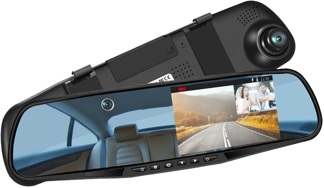 LUU Dual Dash Cam for Taxi Driver Infrared Night Vision Dual Front and Inside Dash Camera (Dual Front and Inside Dash Camera)