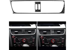 NVCNX Carbon Fiber Compatible with Audi A4 B8 2009-2016 / S4 2010-2016 / A5 S5 2008-2017 / RS5 2013-2015 Car Air Conditioning