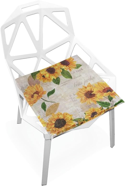 Amazon Com Tsweethome Comfort Memory Foam Square Chair Cushion