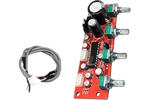 Preamplifier Tone Controls Module for Bass and Treble High Fidelities Sound in Sound Systems Adjustable Tone