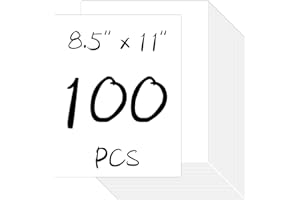 Yizhet 100 Sheets Card Stock Printer Paper 8.5 x 11, Bright White Cardstock 65lb/176gsm, for Office Printing, Invitations, Crafting, DIY Cards