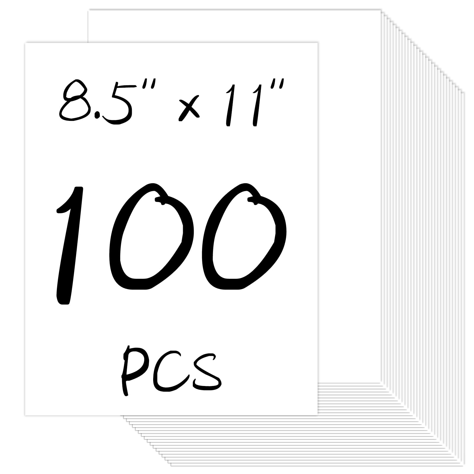 Photo 1 of Yizhet 100 Sheets Card Stock Printer Paper 8.5 x 11, Bright White Cardstock 65lb/176gsm, for Office Printing, Invitations, Crafting, DIY Cards