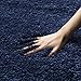 SAFAVIEH Milan Shag Collection Accent Rug - 3' x 5', Navy, Solid Design, Non-Shedding & Easy Care, 2-inch Thick Ideal for High Traffic Areas in Entryway, Living Room, Bedroom (SG180-7070)