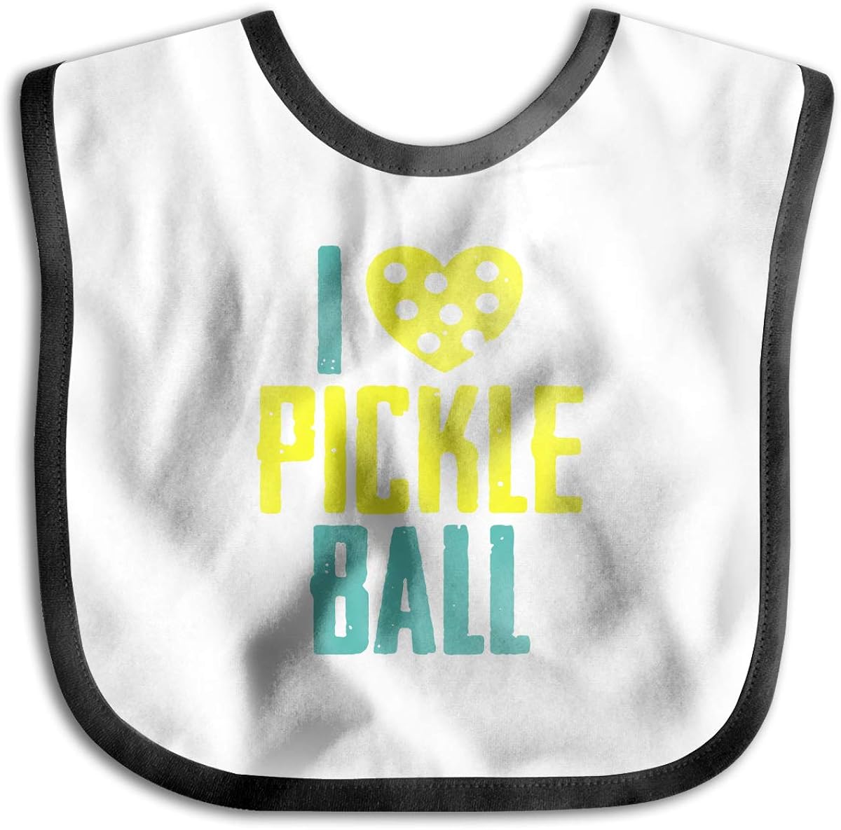 I Love Pickleball Baby Bibs Baby Toddler Waterproof Lunch Bibs Perfect Baby Shower