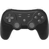 Retro Fighters Defender Pro Wireless Controller for PS1, PS2, PS3, Switch, &amp; PC | 2.4GHz &amp; Bluetooth (Charcoal Black)