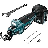 Cordless Drywall Cut-Out Tool Compatible with Makita 18V Battery, 3 Speed Adjustable Brushless Rotary Saw with Up to 30000 RPM, Compact Spiral Saw Kit for Wood,Drywall,Tiles,plastic, (Tool Only)