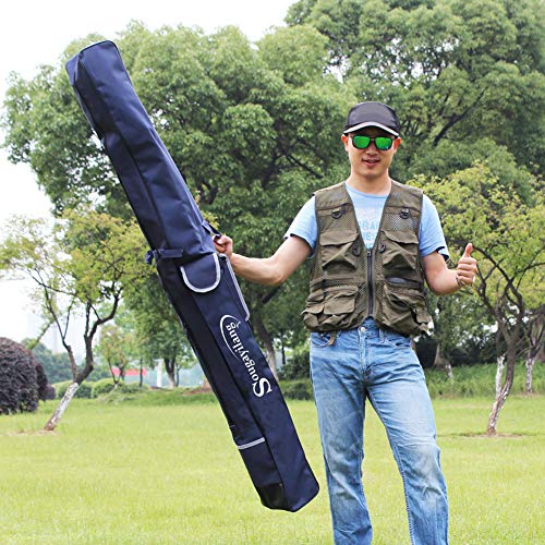 Sougayilang Angeltasche für Angelzubehör, zusammenklappbar, Schultertasche, Angelruten-Tasche – Bild 8