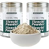 MIHUNTANG Tienchi Powder 100g*2 Bottle Pseudoginseng Notoginseng Sanqi Powder Tienchi Ginseng Powder 3.52oz×2 Bottle
