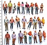 Evemodel P43 25pcs Model Trains 1:43 Scale Painted Figures O
