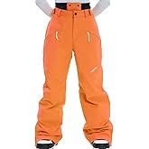 HIGH EXPERIENCE Ski Pants Snow Snowboard Pants Waterproof Insulated Baggy Windproof Hiking Winter Warm for Men Women