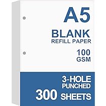 【新品】paper blanks　5点セット Amazon.com : Bright White Blank 5x8 Paper - Premium Feel