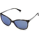 GIORGIO ARMANI AR6049-30137J Sunglasses Pale Gold w/Orange/Mirrored Pink Lens 58mm