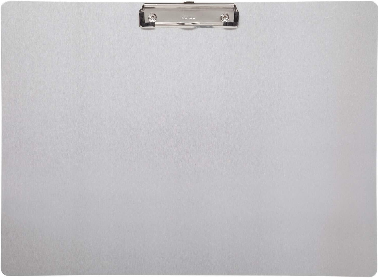 Maul Clipboard, Din A3 Landscape, Anodized Aluminium, 8 mm Clamping Width, 1 mm Board Thickness